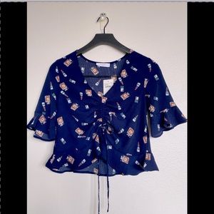 Elodie Cosmetics Print Top